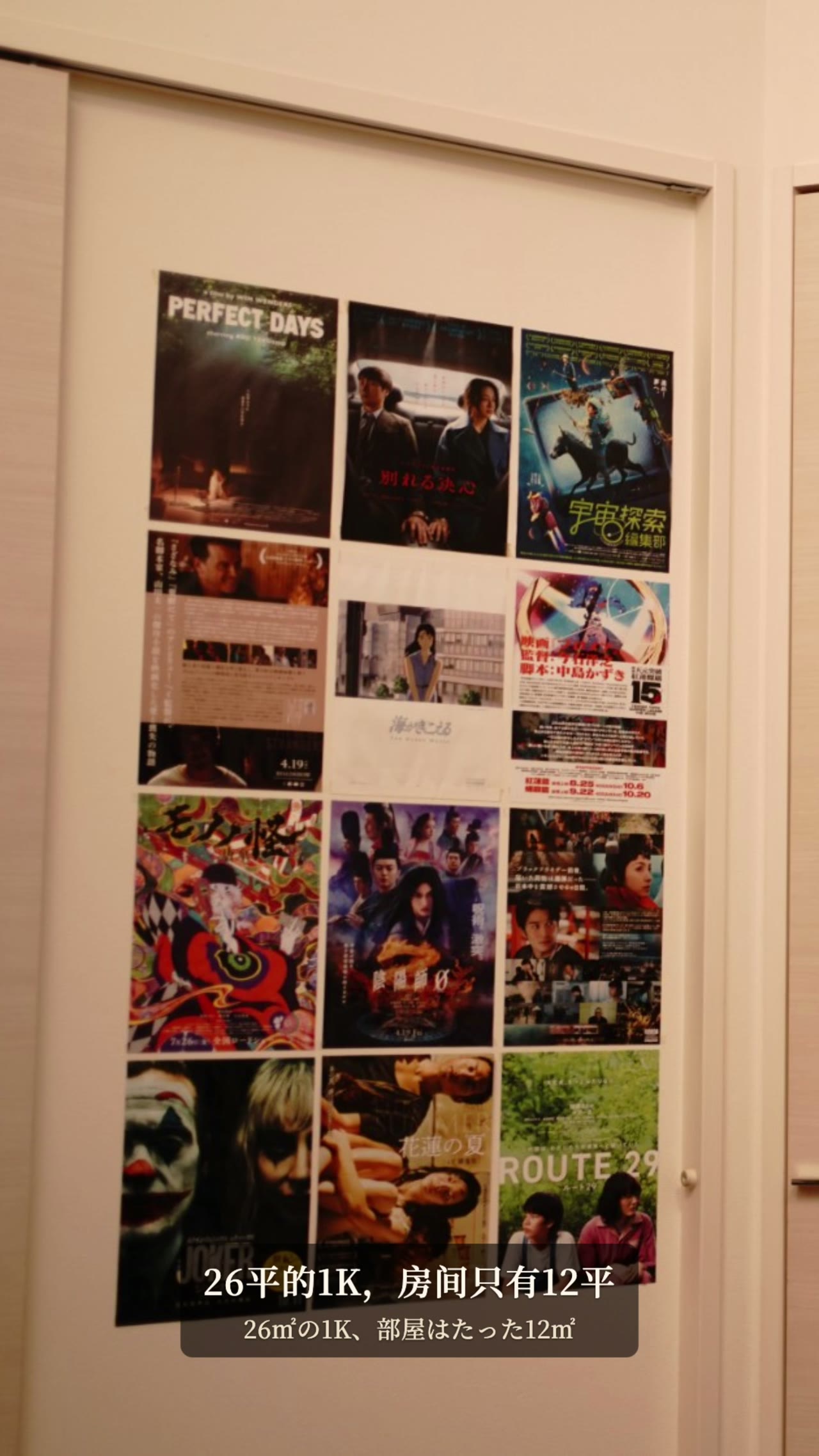 Man peels 48 movie posters off his Tokyo apartment walls by FeiFeiJin_Y
