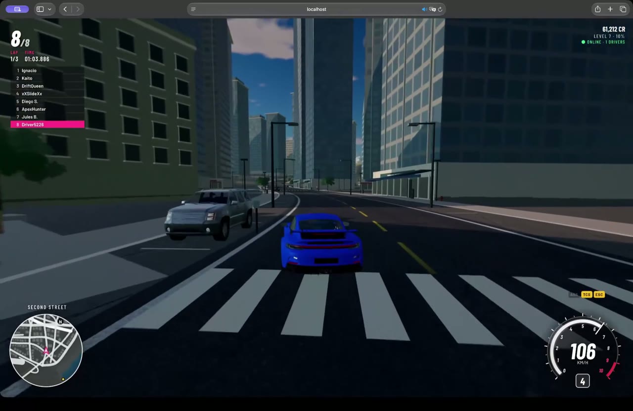 Open-world browser racer runs mountain, city and F1 circuit races 작성자 Henry_Fan_lh